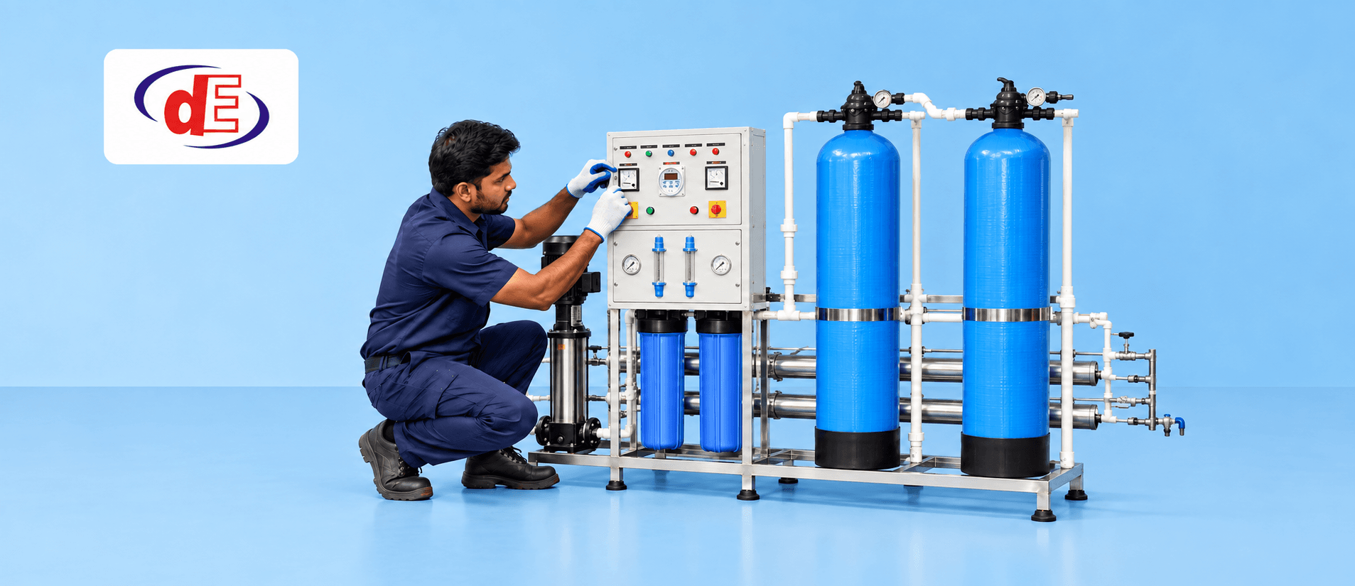 RO purifier and industrial water treatment service