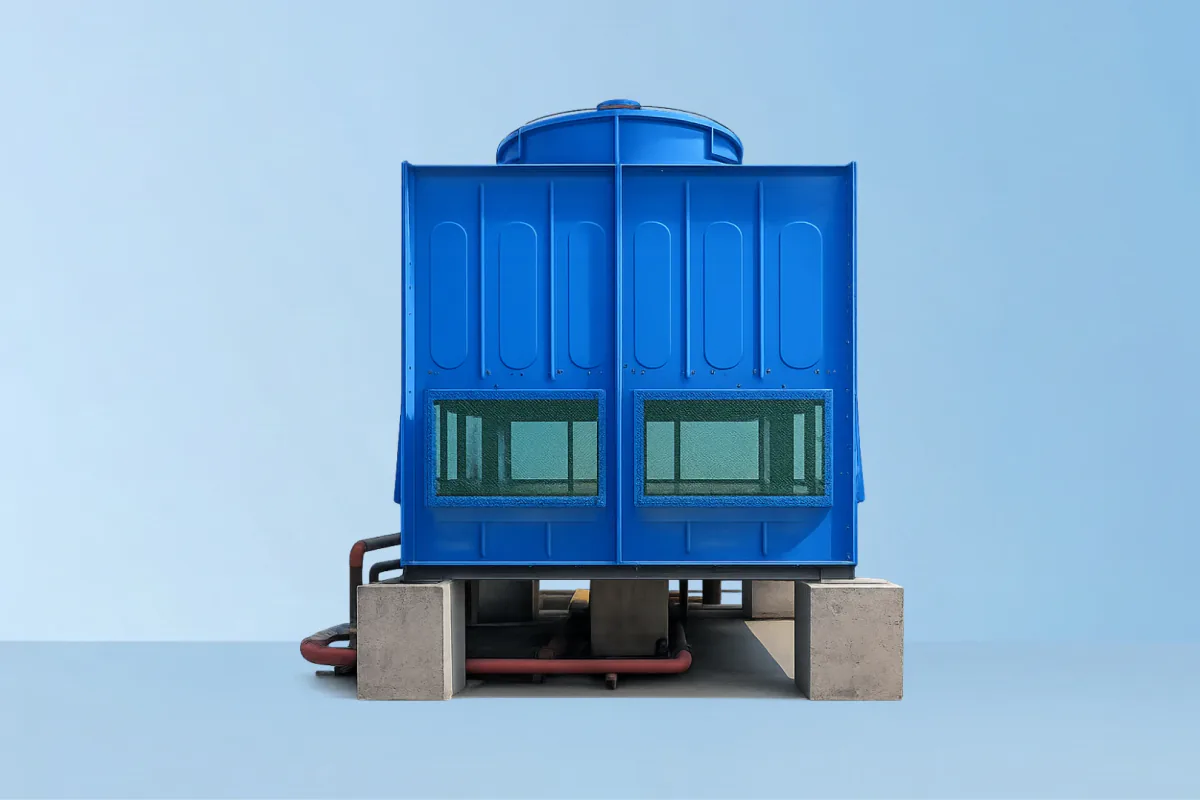 Cooling Tower Setup installation equipment supplied by Daksha Enterprises