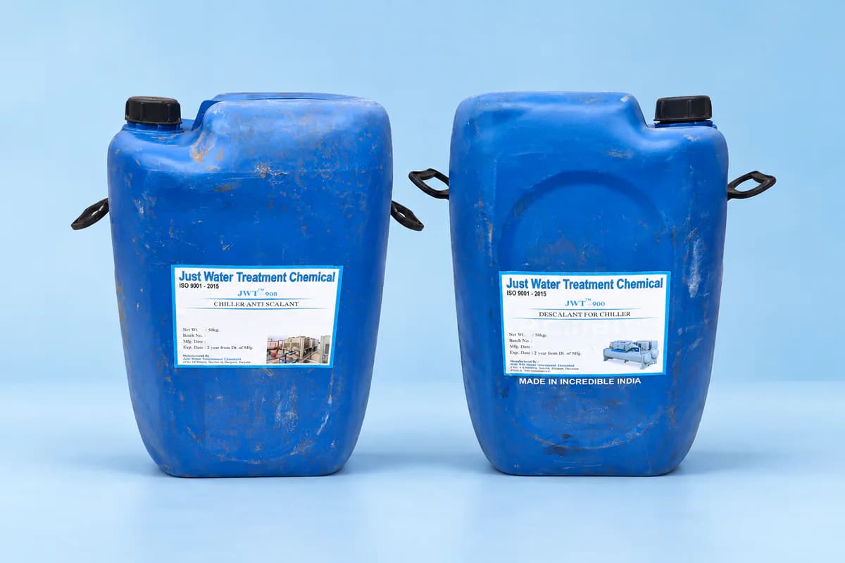 Water chiller treatment chemicals