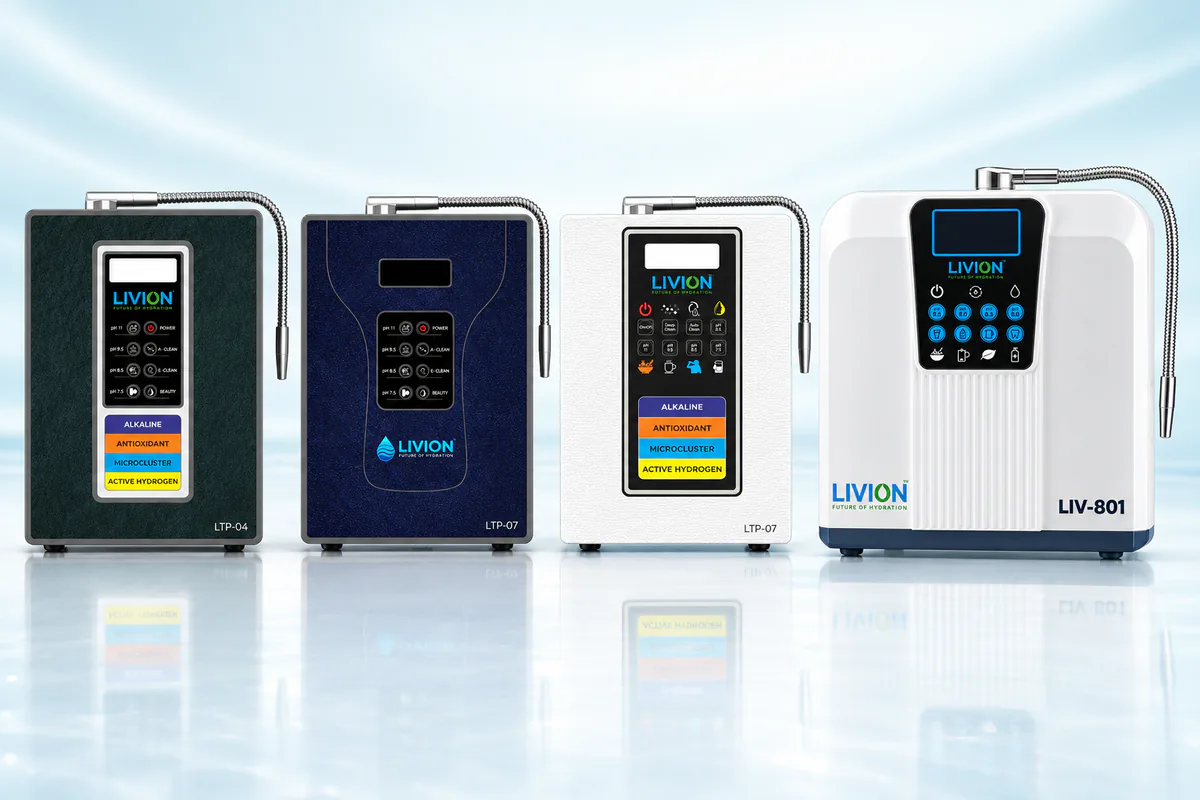 Livion alkaline water ionizer range